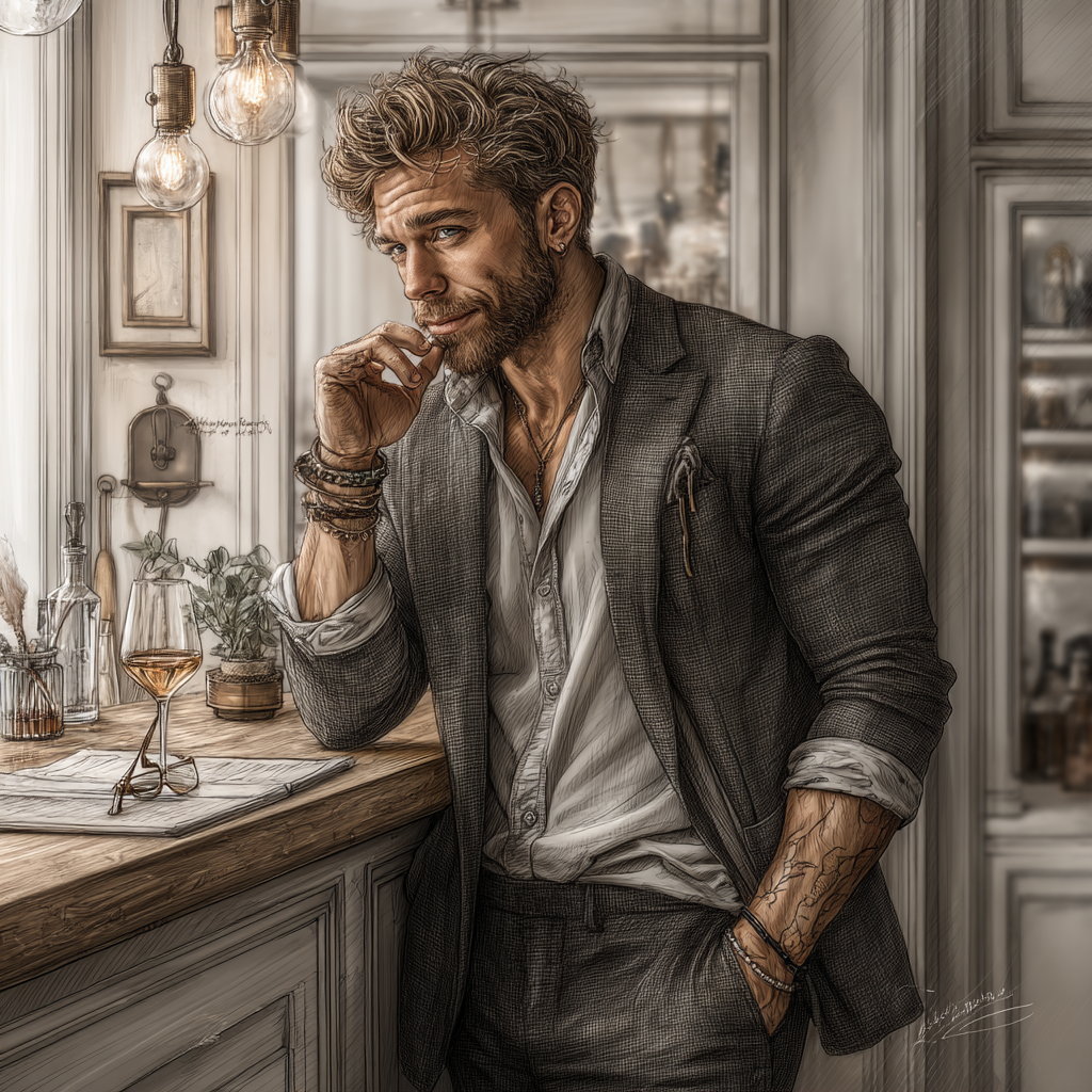 Brad Pitt inspires successful men: find out how male plastic surgery helps maintain confidence and attractiveness at 60 and beyond.